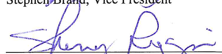 Signature of Sherry Riggin