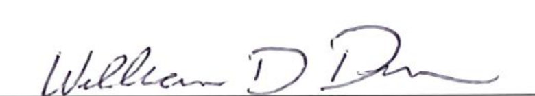 Signature of William D. Duncan