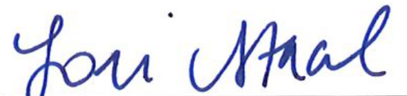 Signature of Clerk of Council