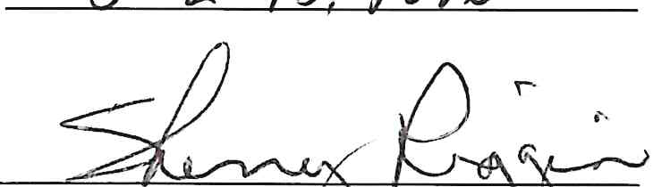 Signature of Sherry Riggin