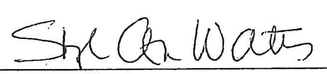 Signature: Sheryl Ann Walts, Notary Public