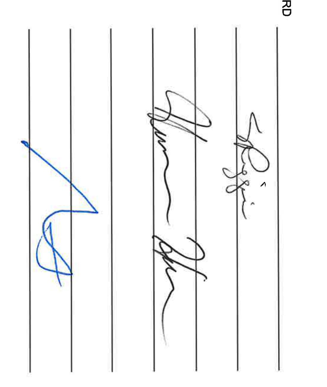 Board member signatures
