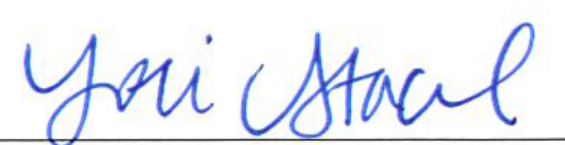 Signature of Lori Stacel