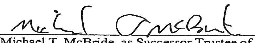 Signature of Michael T. McBride