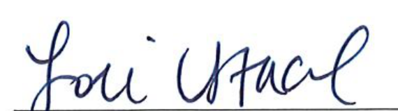 Signature of Lori Stacel, Clerk of Council