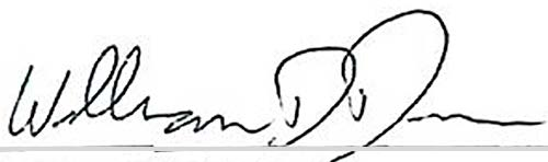 Signature of Mayor William D. Duncan