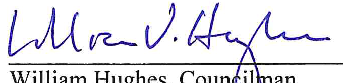 Handwritten signature of William Hughes