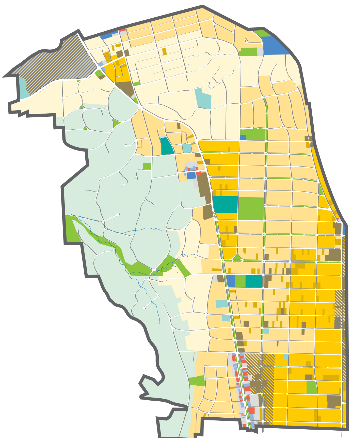City of Oakwood Comprehensive Plan Map