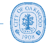 City of Oakwood 1908 official seal