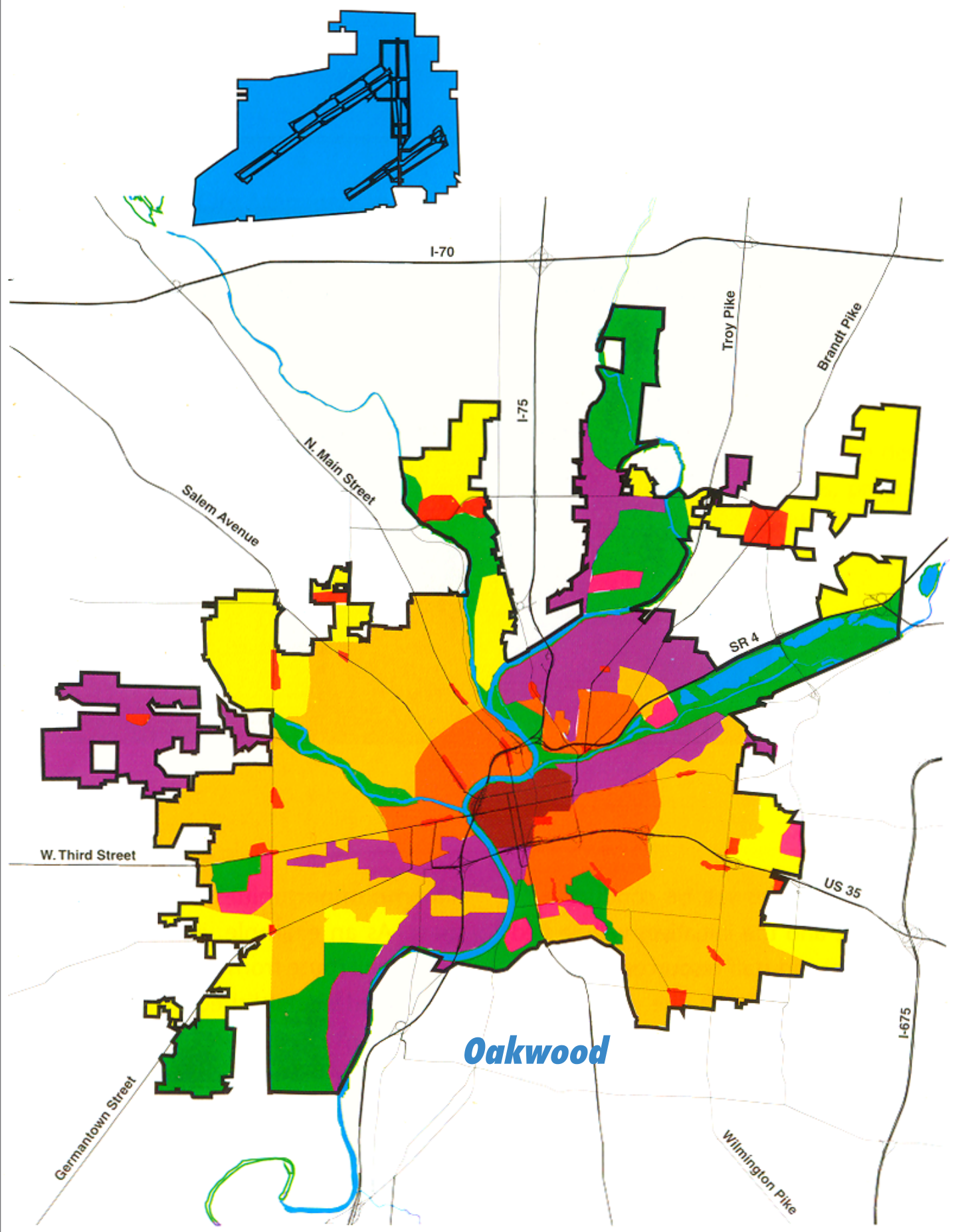 City of Dayton Comprehensive Plan 2002 Map