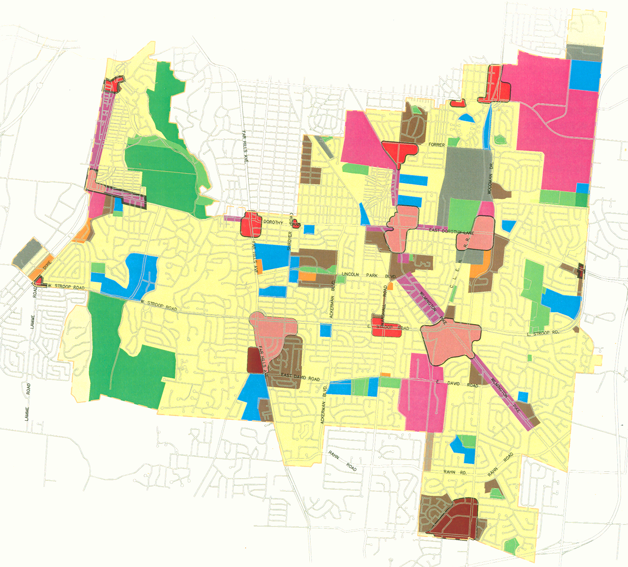 Map of Plans of Neighboring Communities and Institutions