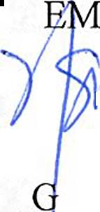Signature of Norbert Klopsch