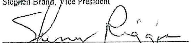 Signature of Sherry Riggin