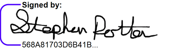 Signed by Stephen Potter