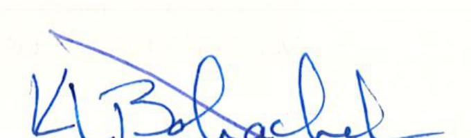 Chair signature