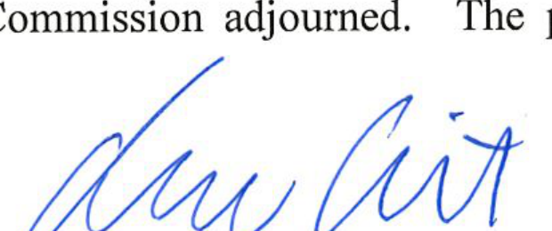 Signature of Chair
