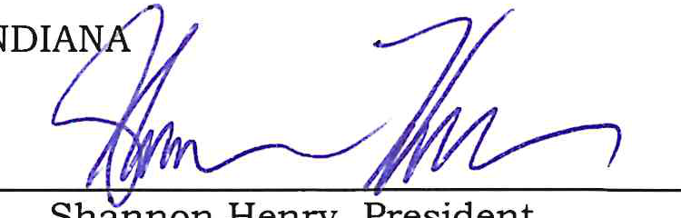 Signature of Shannon Henry