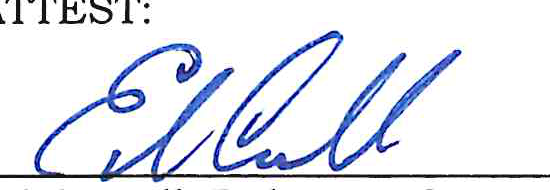 Signature of Ed Carroll