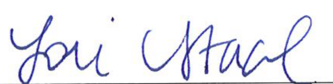 Signature of the Clerk