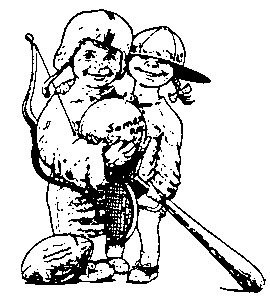 Somerville Recreation sports kids illustration