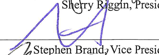 Signature of Stephen Brand