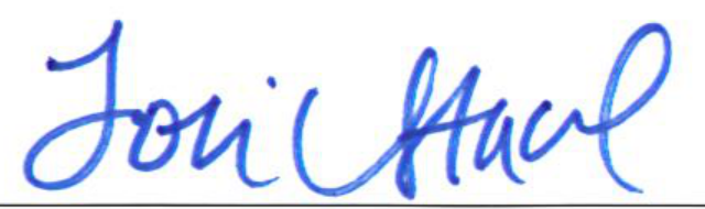 Signature of Clerk of Council Lori Stacel