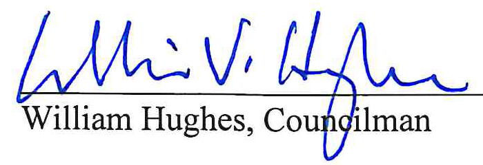 Signature of William Hughes