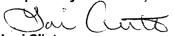 Signature of Lori Clinton
