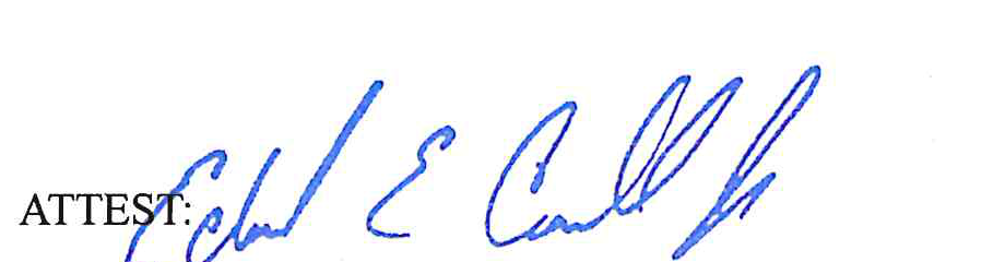 Handwritten attestation signature following the printed ATTEST label