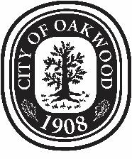 City of Oakwood Seal 1908