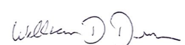 Signature of Mayor William D. Duncan