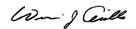 Signature of William J. Aiello