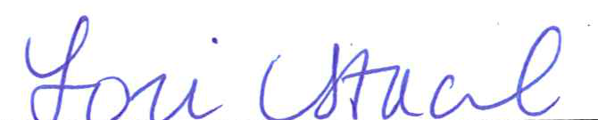 Signature of Lori Stacel
