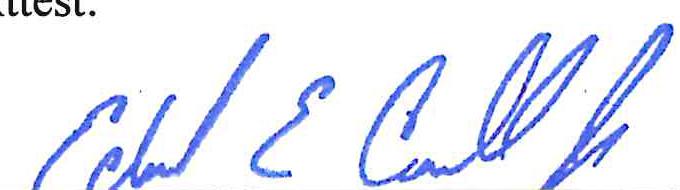 Signature of Edward Carroll, Jr.