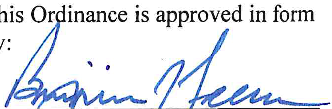 Signature of Legal Counsel