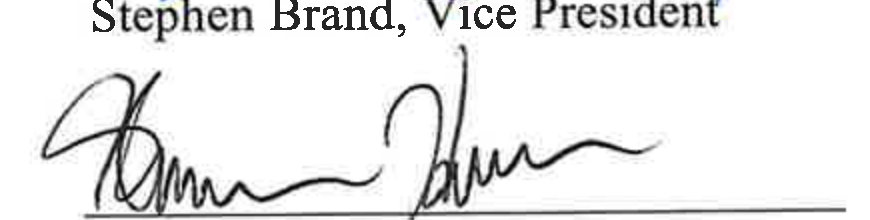 Signature of Shannon Henry