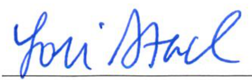 Signature of Clerk of Council