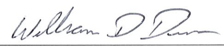 Signature of William D. Duncan