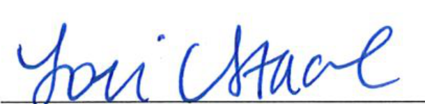Signature of Lori Stacel