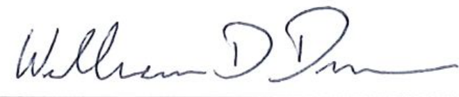 Signature of William D. Duncan