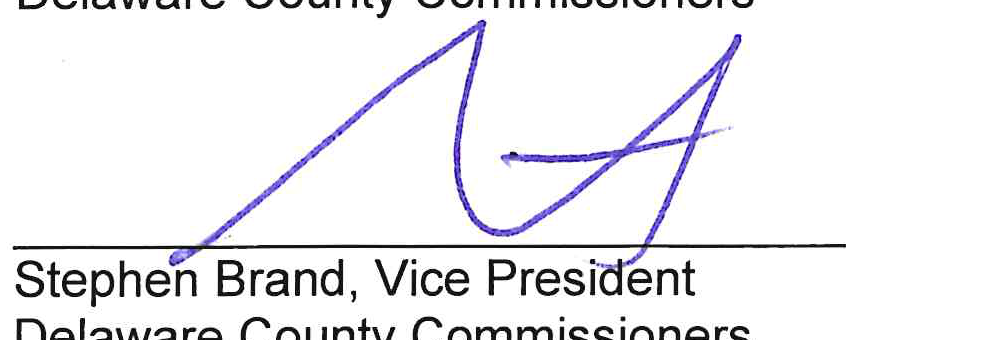 Stephen Brand, Vice President - Delaware County Commissioners