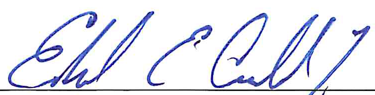 Signature of Edward E. Carroll, Jr.